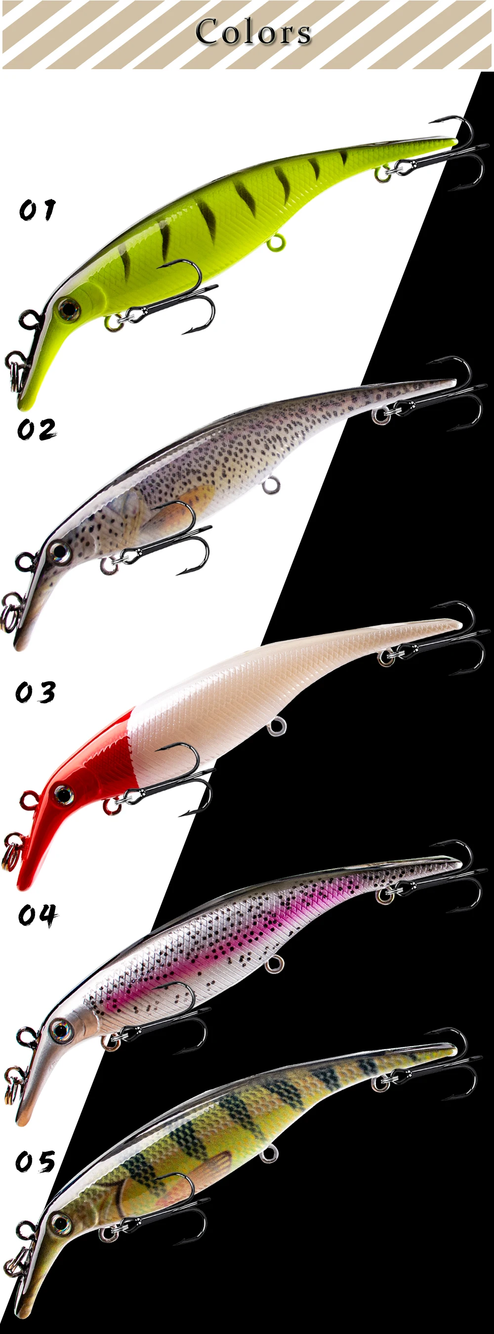Magnisher Neuer Jerkbait Hardbaits 15cm 37g 2 Tauchstilrichtungen Angelköder Wobbler für Hecht, Musky, Barsch Angelzubehör – Detail 7