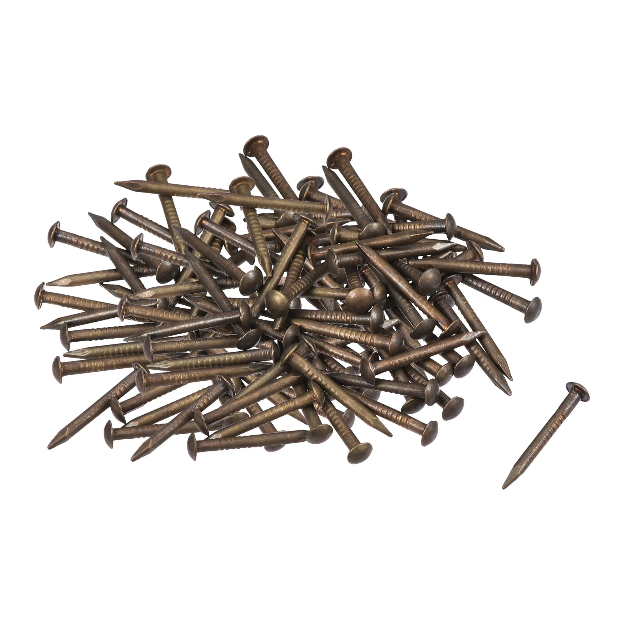 

Uxcell Small Tiny Brass Nails 1.2x12mm for DIY Wooden Hardware Accessories 100pcs