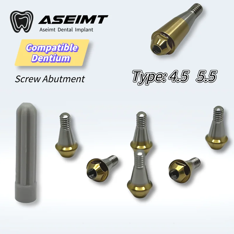 

For Dentium Multi Unit Straight Abutment Titanium OEM ODM Dental Prosthesis CAD CAM Customized Abutments Factory Direct Sales