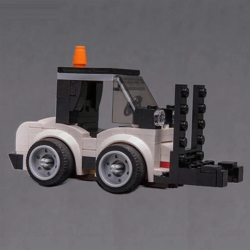 28584 Heftruck Assemblage Automodel Kleine Deeltjes Bouwsteenset MOC Technische Auto's Onderdelen Speelgoed Cadeau Compatibel met Legoeds