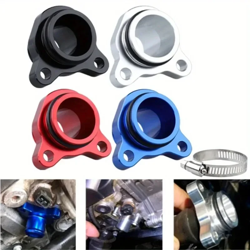 Upgrade Aluminum Coolant Hose Connector Replaces OEM 11537541992 11537544638 for BMW N54 335i Cooling System Replacement Part view 4