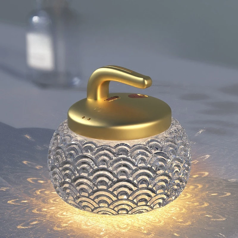 Ambient light bedroom light luxury sleep desk lamp LED charging lamp aromatherapy lamp premium gift
