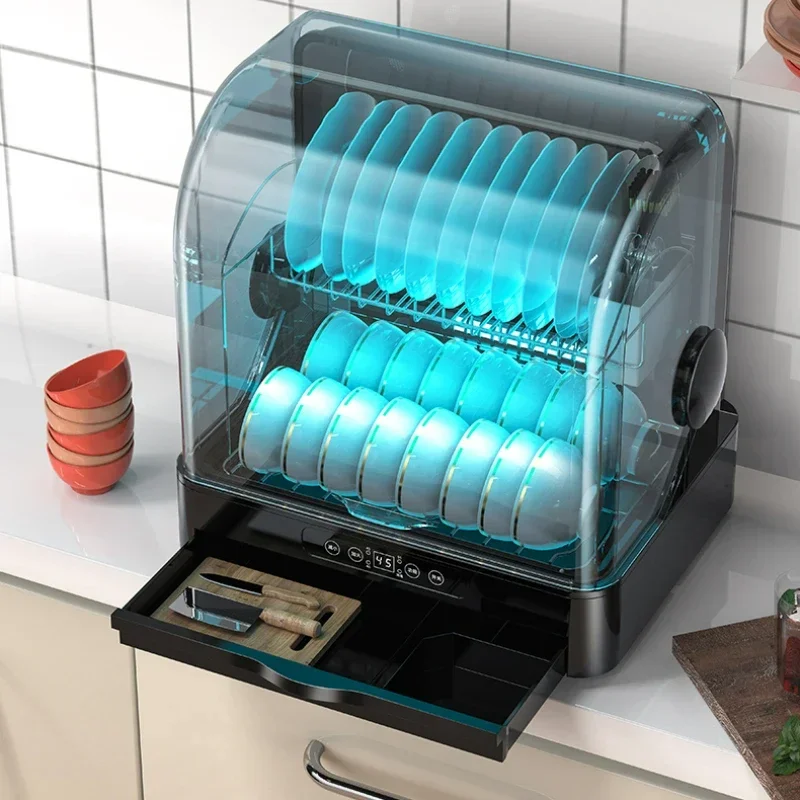 Desinfectie Kast Draagbare Ultraviolet Desktop Roestvrijstalen Servies Hoge Temperatuur Droogkast 소كبائن تعقيم