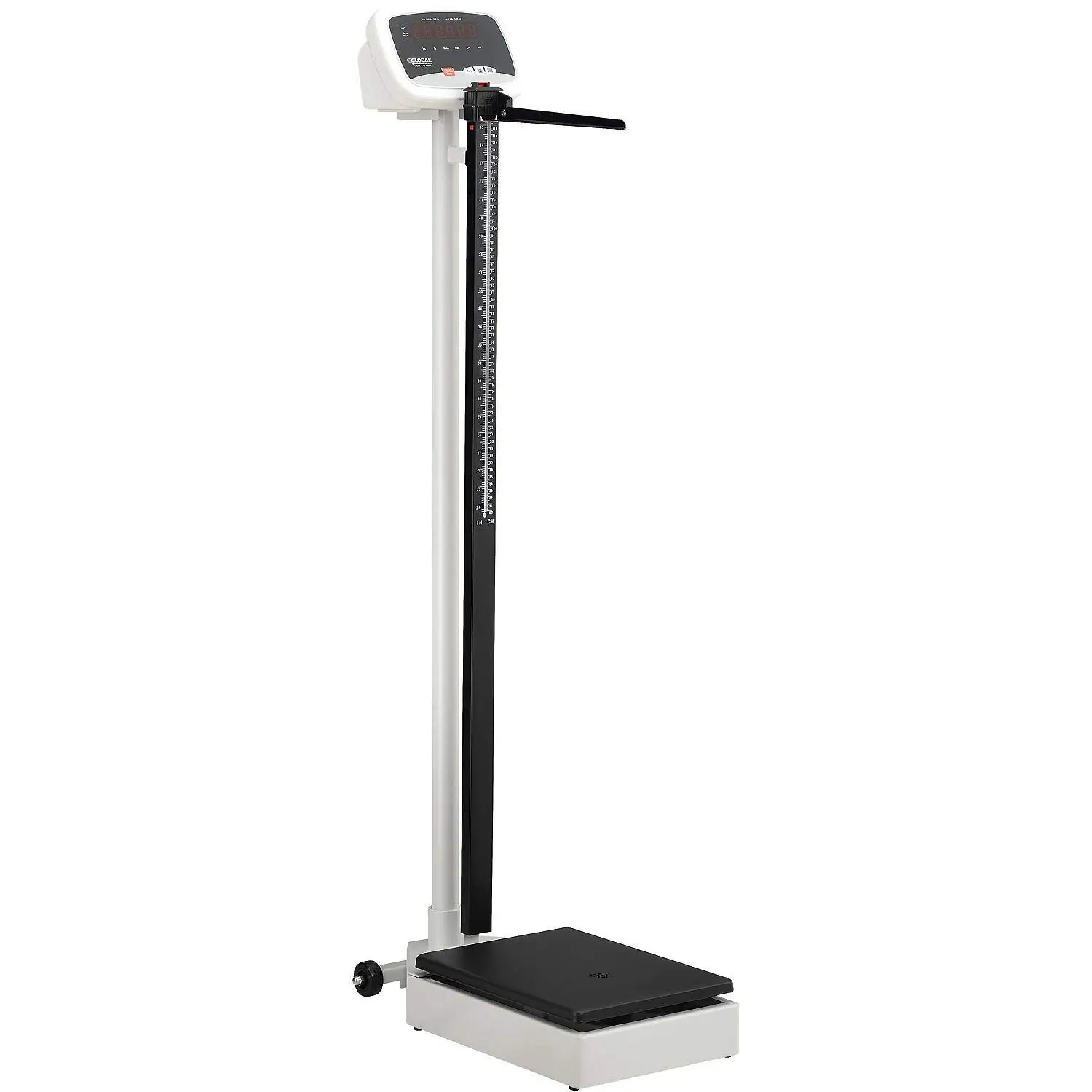 Digital Physician Scale With Height Rod, 600 Lbs Capacity, 11-1/2