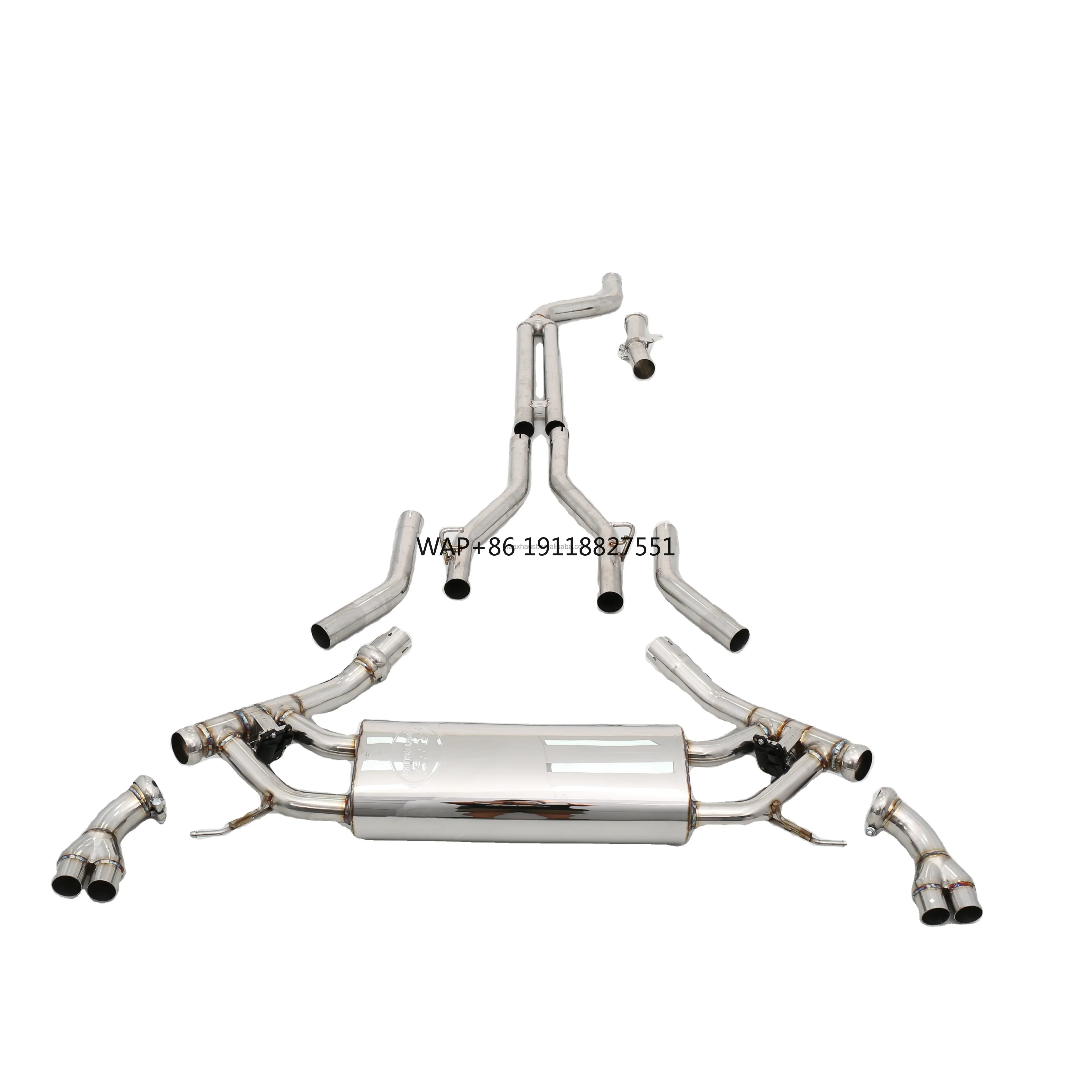 

Factory Customization 304 Stainless Steel/Titanium Valved Exhaust System X7 G07 3.0T B58 Vehicle Exhaust Pipes