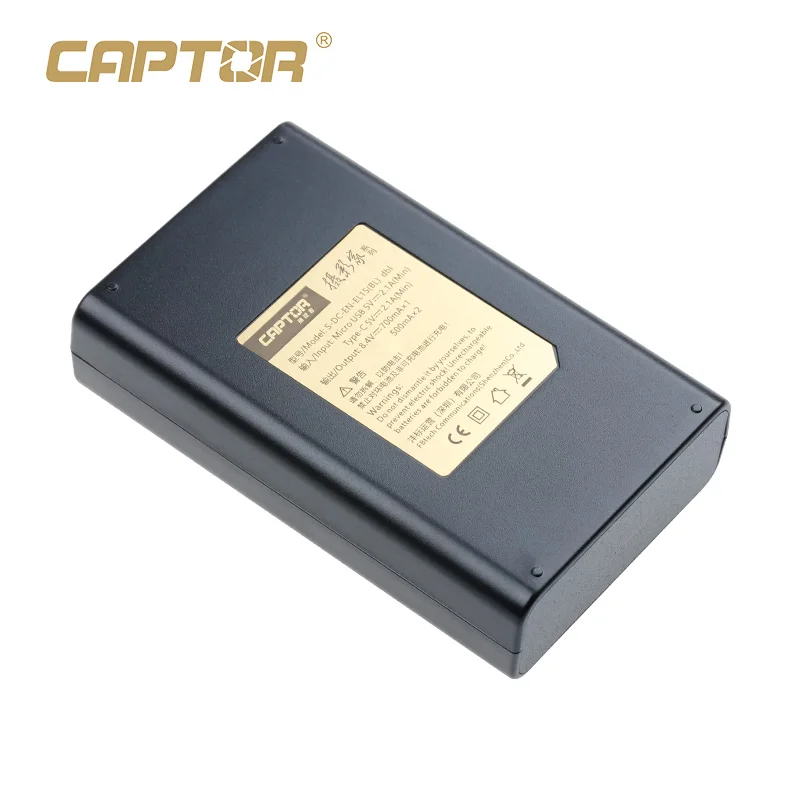 FB EN-EL15 EL15C Captor Dual LCD USB Battery Charger for Nikon D750 D800E Z5 Z6II Z7II D7200 D800 D500 D600 D850 D7100 D7500