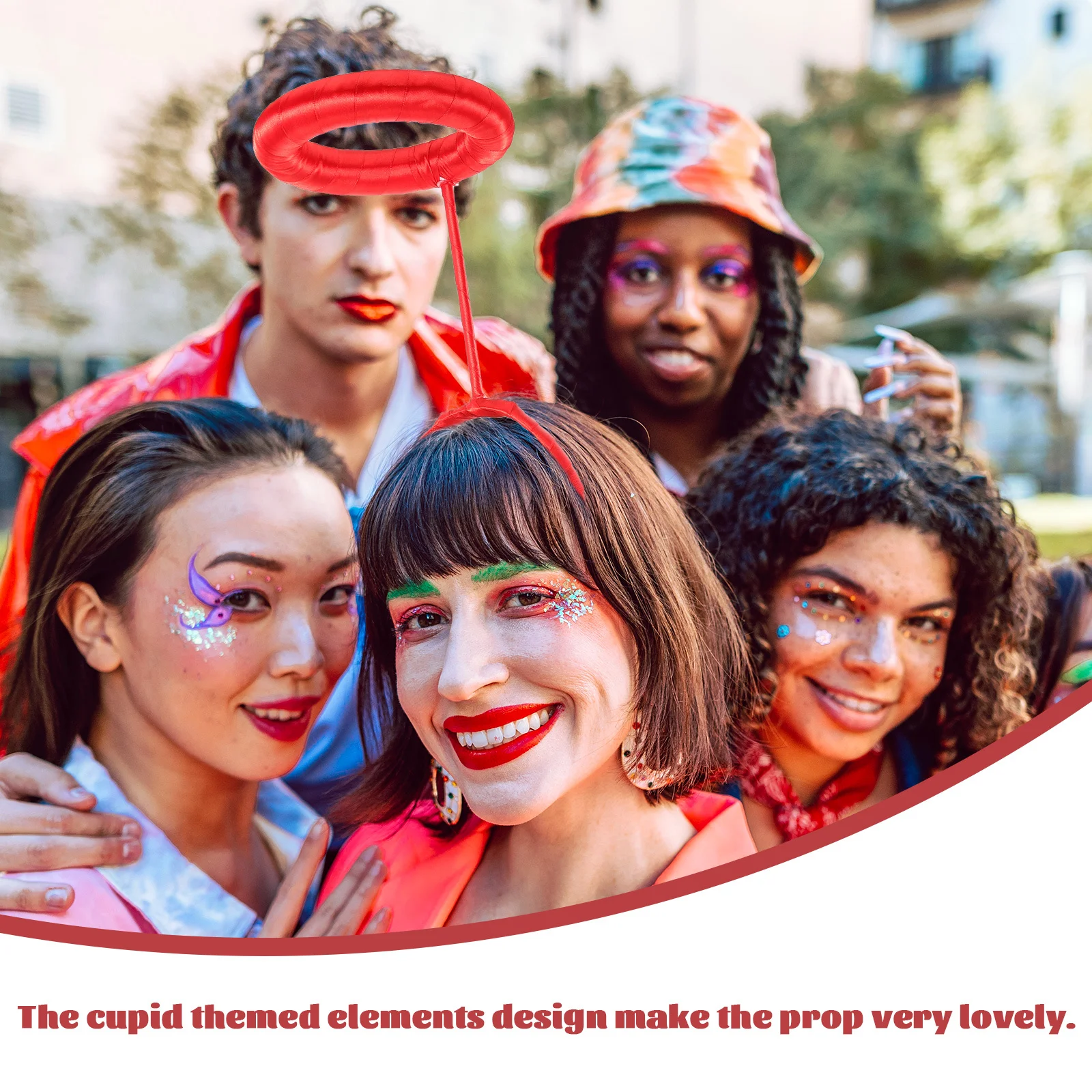 1 مجموعة كيوبيد القوس والسهم الملاك تأثيري الدعامة زي حفلة تنكرية ملحق لخطوبة استحمام الطفل #2