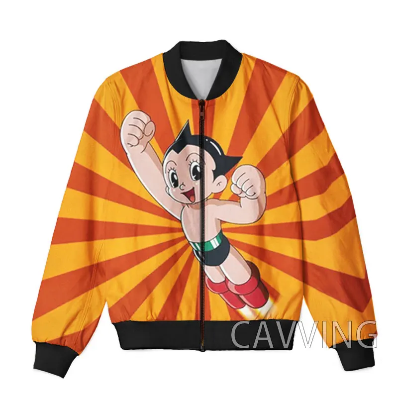 

CAVVING 3D Printed Astro Boy Zipper Bomber Jackets Men Overcoat Mens Coat Zip Up Jackets for Women/Men J01