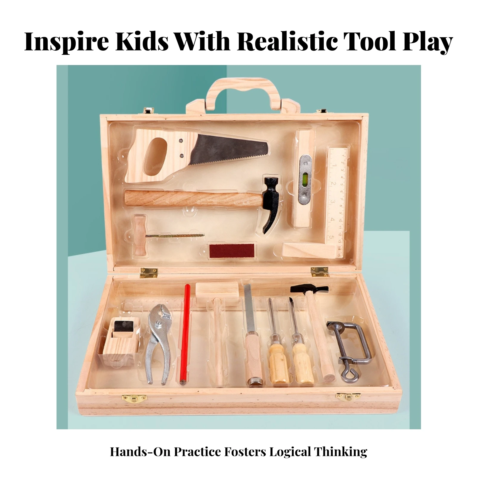 Pretend Workbench Set Wooden T - đánh giá và giá Gardening Tools For 6 Year Old