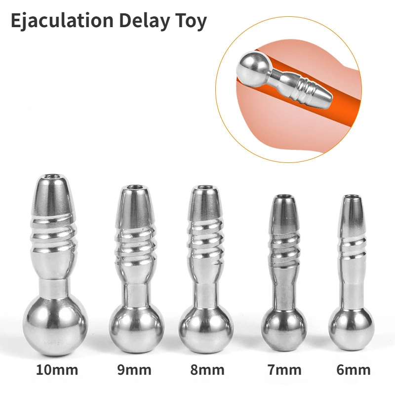 Urethral Catheter Stainless Steel Urethral Dilator Ejaculation Delay Toy Penis Plug Sex Toy for Men Horse Eye Stimulation