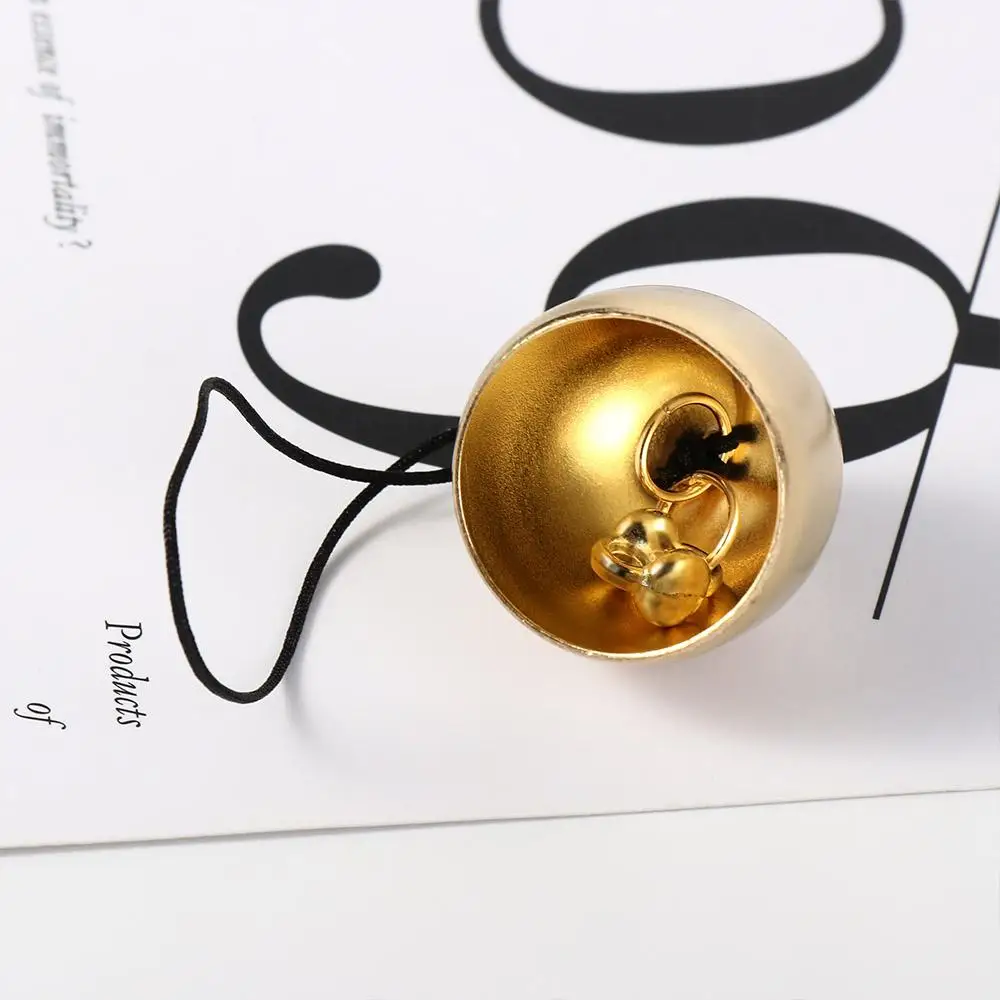 Pet Pendant Metal Brass Bells Loud Thickened Christmas Door Bell 28mm Anti Lost Wind Chime Office