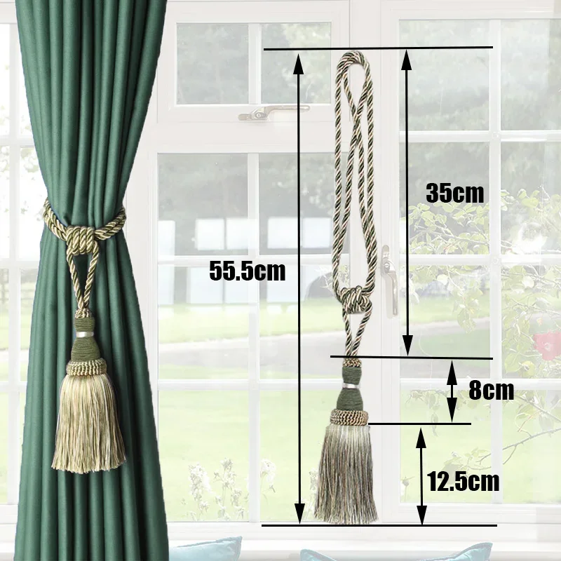 1 Pc Tassel Curtain Tie Backs Single Ball Curtain Strap Hanging Ball High Quality Tassel Hanging Ball Curtain Tassels for Crafts