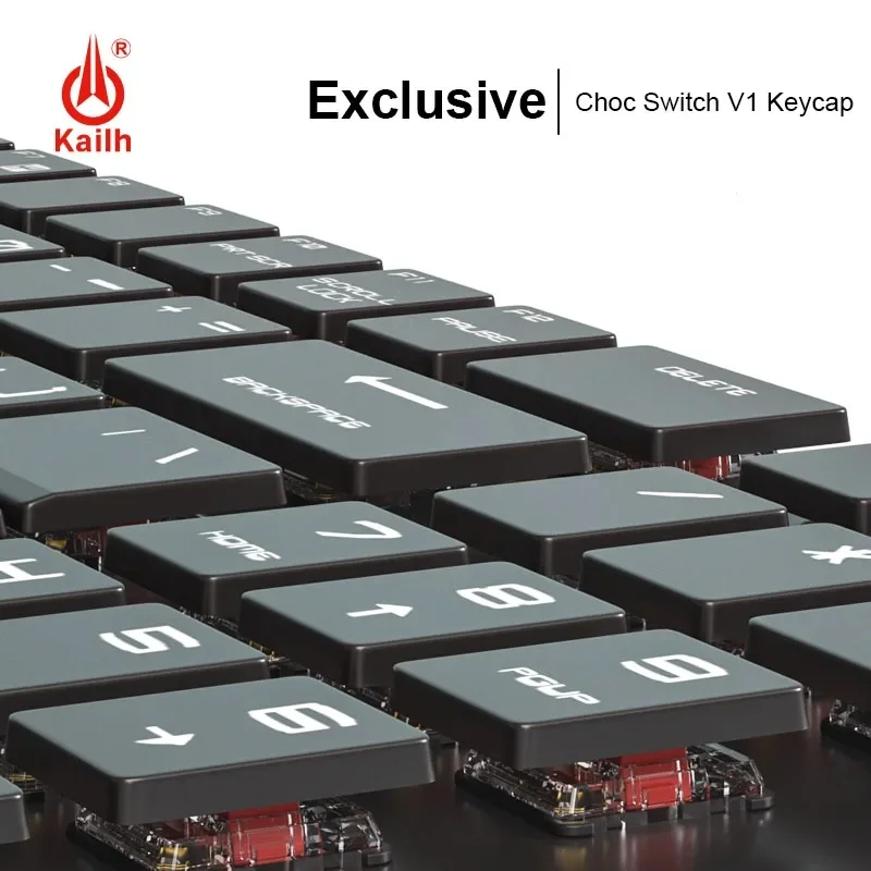 Kailh Low Profile Keycap 1350 Chocolate Mechanical Keyboard Switch Hot Swappable 97 keys