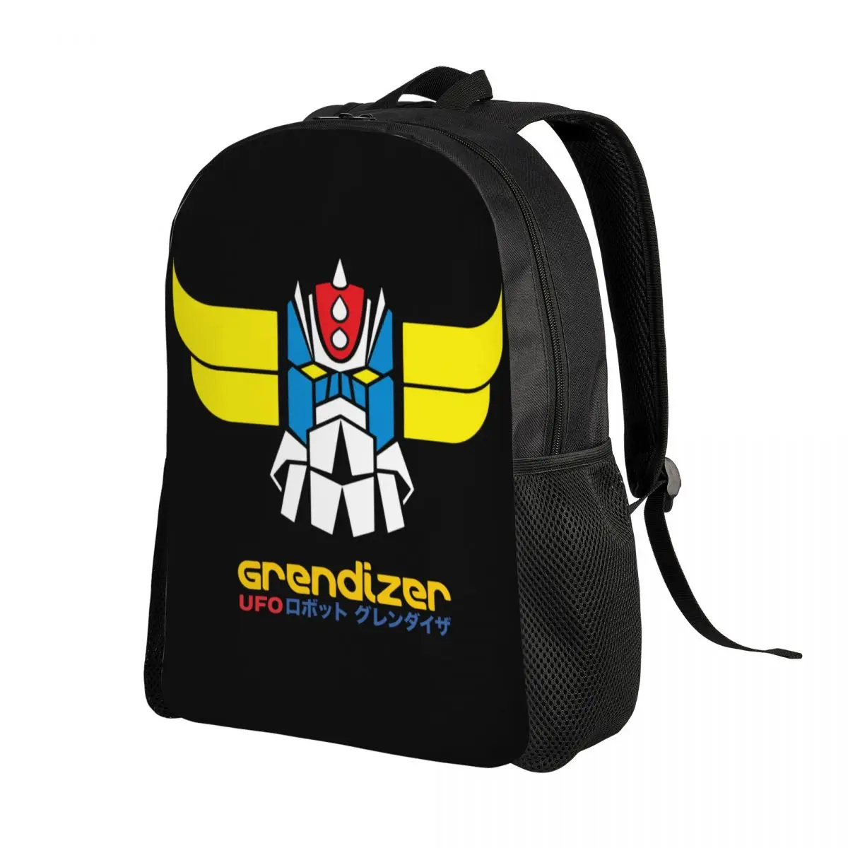 

UFO Robot Grendizer Backpacks for Boys Girls Goldrake Mecha Anime College School Travel Bags Bookbag Fits 15 Inch Laptop