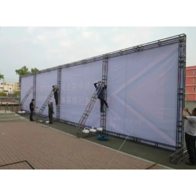 【High Quality】Truss Structure Stage Outdoor Truss Aluminum Round Tube Backdrop Truss For Concert Stage Event