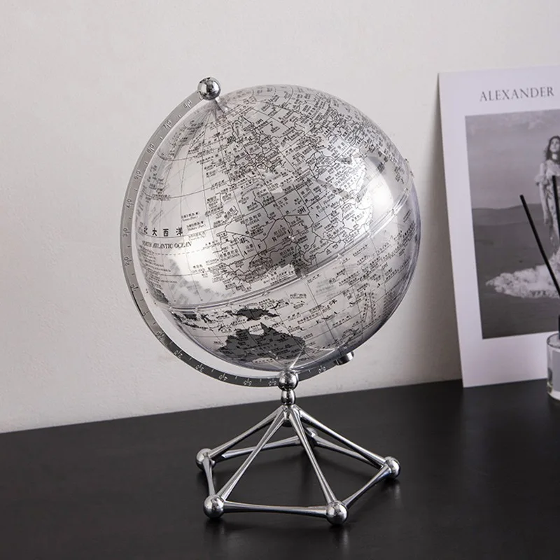 Golden Globe Factory Earth HD Globe Club, 20cm students teach transparent globes. Indoor decoration gifts.