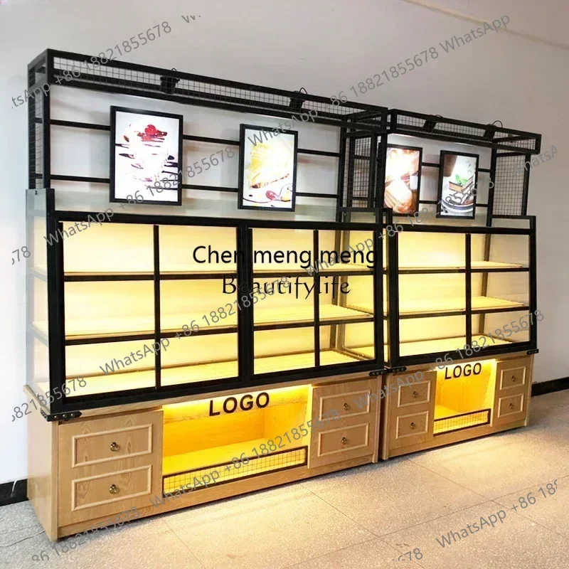 

LHY26 ssss 26 Bread Display Cabinets Nakajima Cabinet Glass Commercial Cake Bread Display Stand