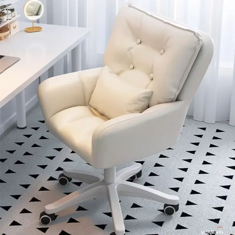 

Bedroom White Designer Cute Chair High quality Rotation and lifting computer office Gamer Chair Comfortable Furniture