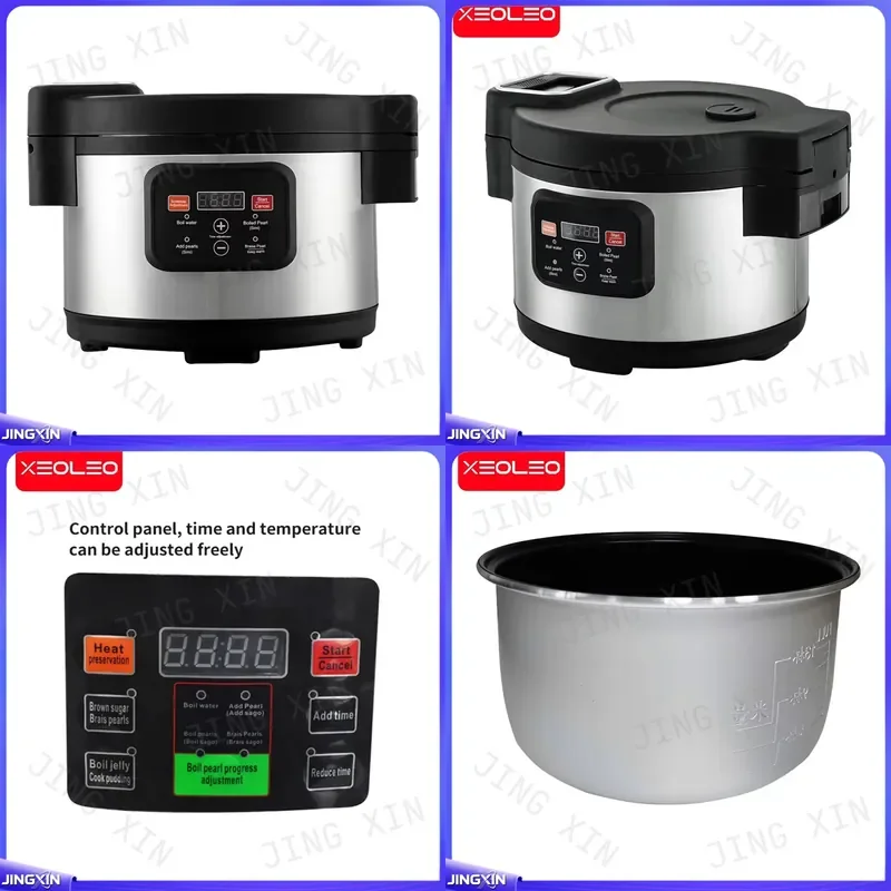 Custom for Commercial 12L Large Capacity Tapioca Pearl Cooker Automatic Boiling Sago Machine Milk Tea Shop Kitchen Equipment