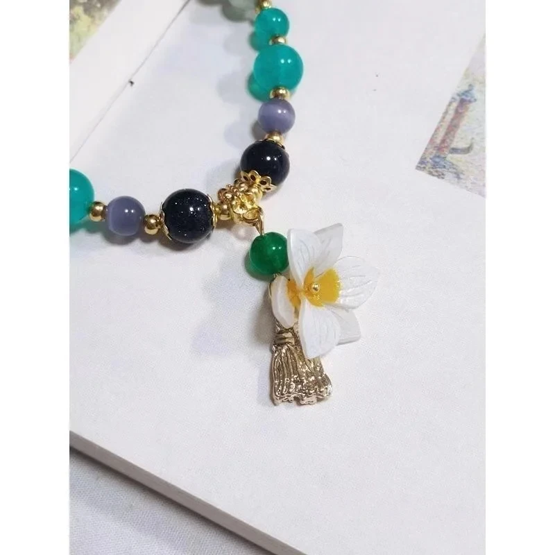 Women Beaded Bracelets Game Anime Kazuha Venti Wanderer Furina Xiao Dressing Up Wearing Props Men Gifts Couple Bracelet