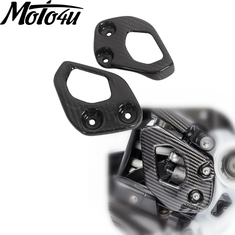 

Carbon Fiber Heel Guards Rearset For BMW R1200GS 2013-2018 R1250GS 2017 Motorcycle Accessories Rear Footrest Wing Plate