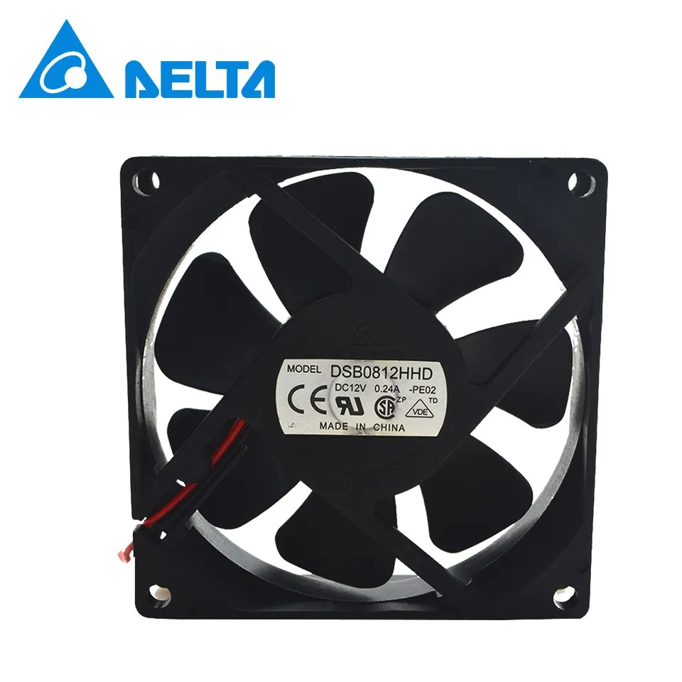 

DSB0812HHD 8CM 80MM 80*80*20MM 8020 12V 0.24A Server Inverter Cooling fan for Delta