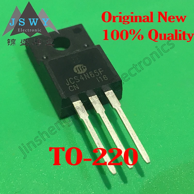 

5PCS Free Shipping JCS4N65F MDF4N65B 4N65 100% Brand New 4A 650V Field Effect Tube TO220F Direct Plug In Spot ICs