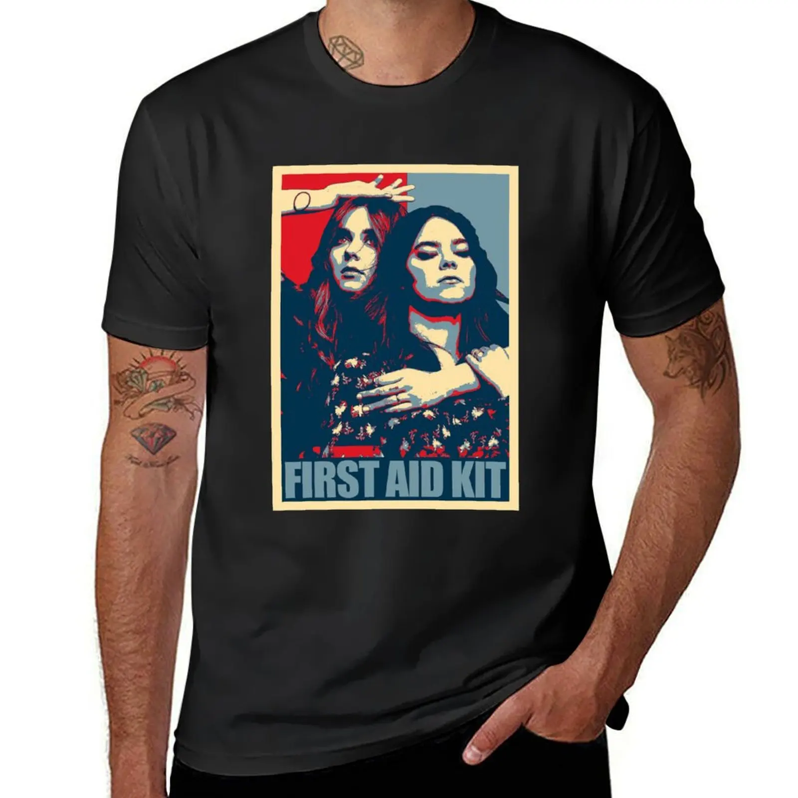 First Aid Kit Band Hope Poster T-Shirt Blouse anime clothes mens tall t shirts