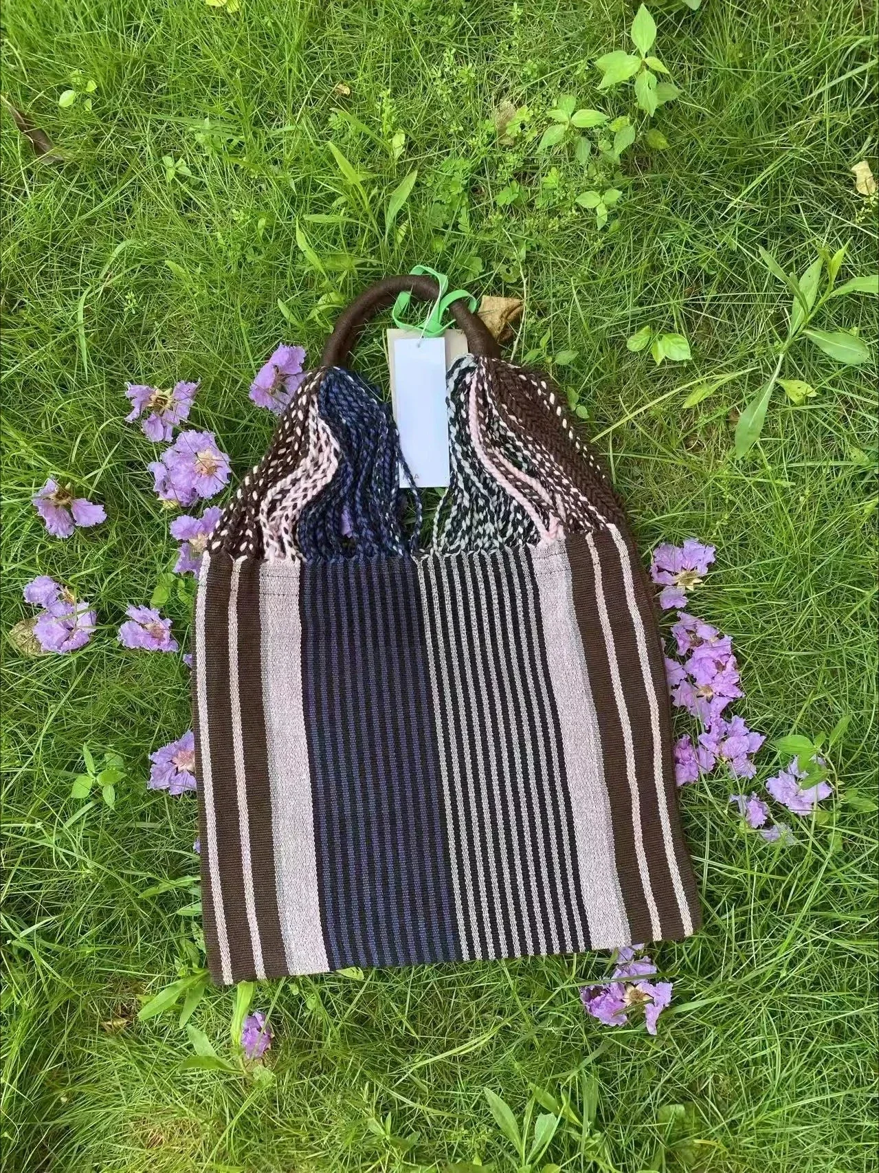 Bolso Tote Tejido con Bloques de Color Estilo Marni 2026, Bolso Grande de Mano y Hombro Casual