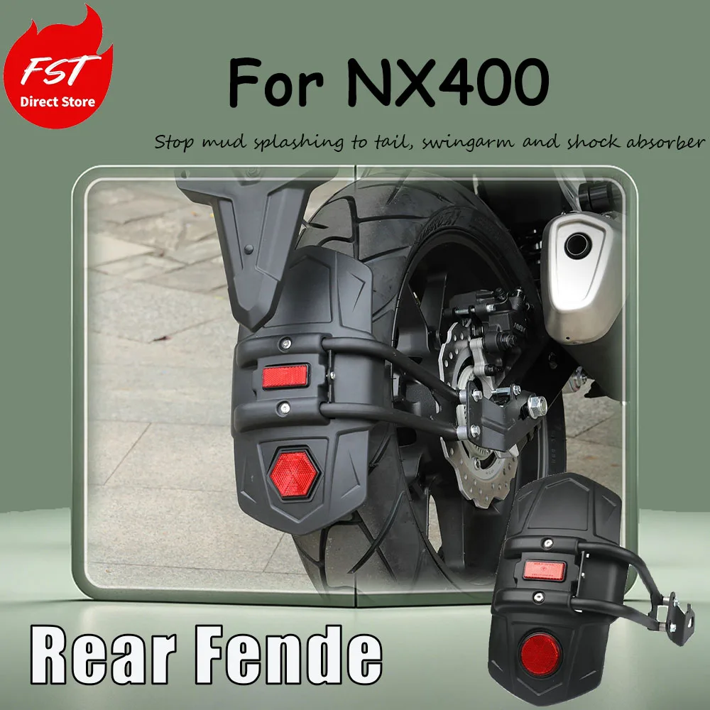 For NX400 Rear Accessory Rear Guard to Prevent Mud from Spilling from the Rear Wheels Rear Guard Reflective Plate Guard