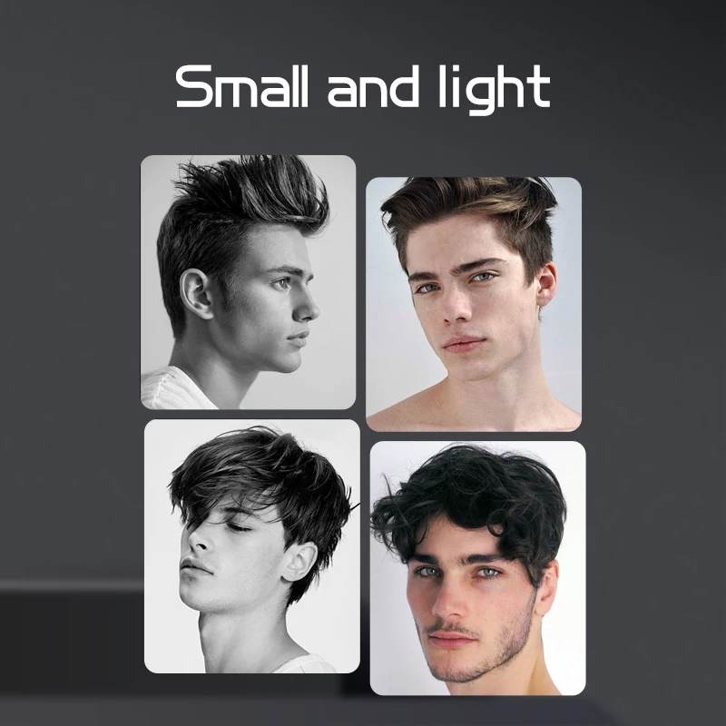 VGR New Hair Clipper LED Intelligent Digital USB Hair Trimmer Ceramic Stainless Steel Blade Professional Electric Push V-185
