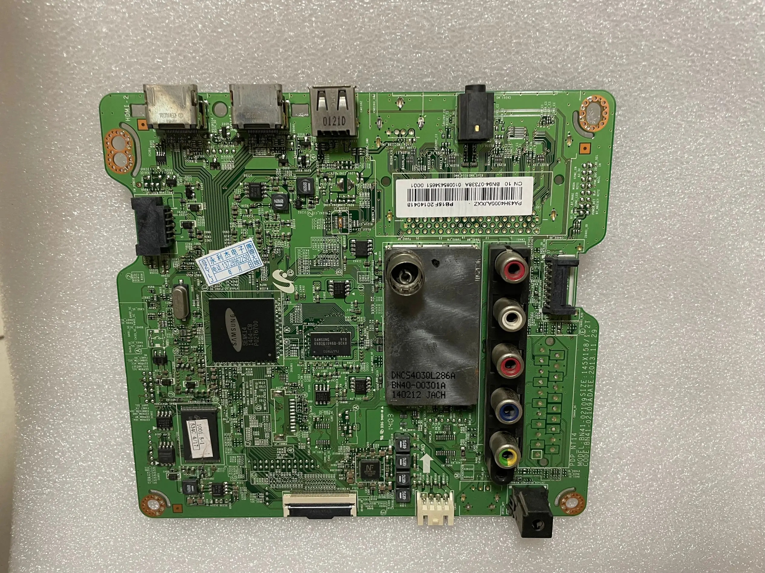 

PA60H5000AJ Main board BN41-02109A BN94-07338B Screen YB06