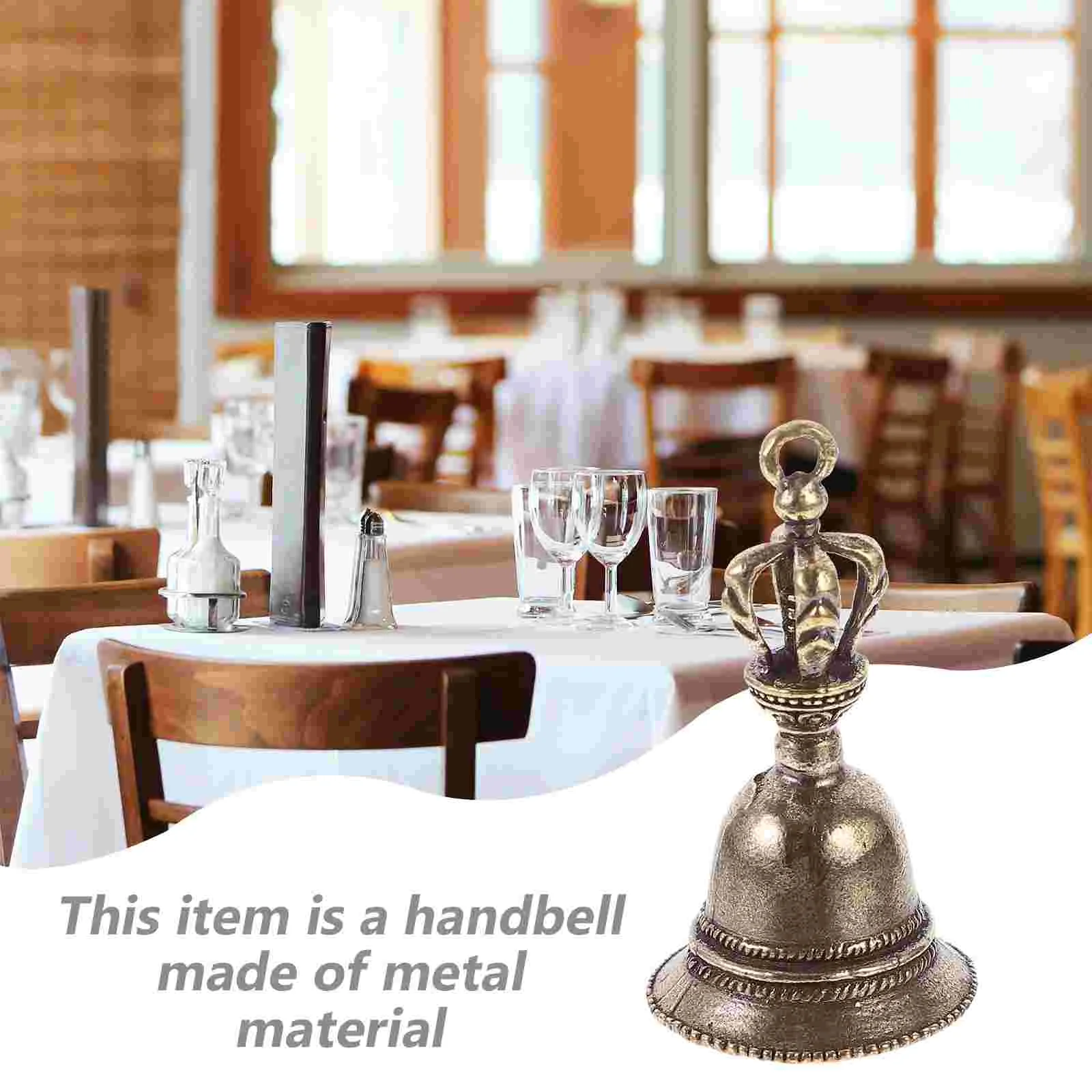 Hand Bell Home Decor Portable Handbell Teaching Equipment Desktop Ornament Ring Chime