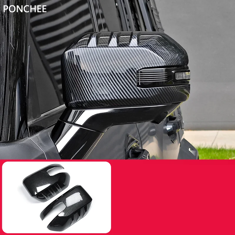 

For JETOUR T2 Shanhai T2 2024-2026 Rearview Mirror Cover Protective Shell Decorative Strip Automobile Modification Supplies