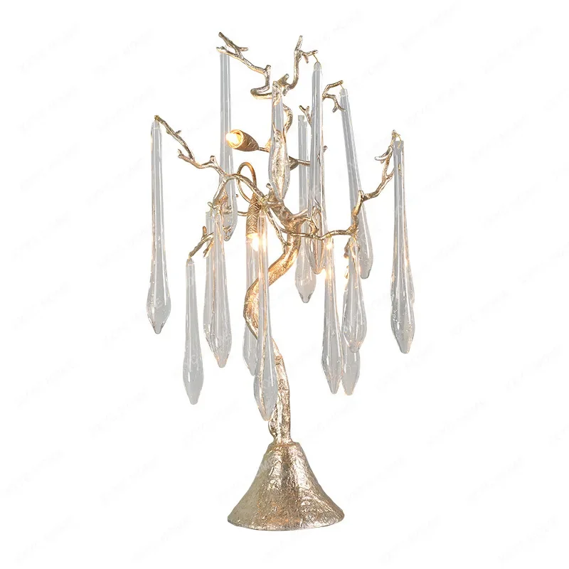 Tutti i rami di rame luce lampada da scrivania personalizzata creativa di lusso tutta la camera modello di design club villa fatta a mano