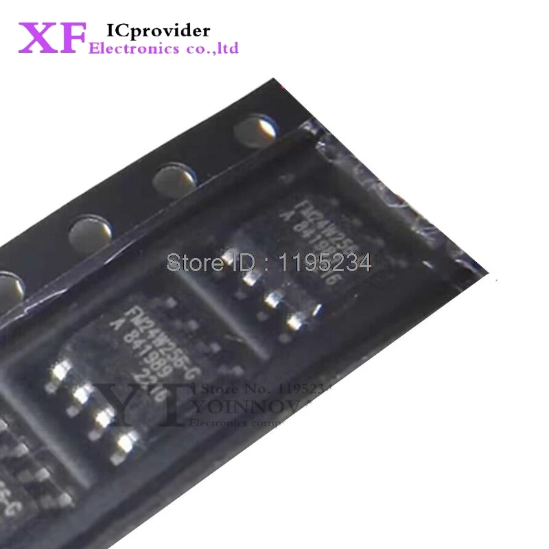 10 PCS  FM24W256-G FM24W256  SOP8