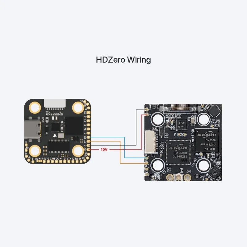 Fox-eer H7 Mini Flight Control H743 FC MPU6000، 4-8S، Dual BEC، Barometer، 32 كيلو هرتز 20 × 20 مم 4 متر لـ O3 HD/تناظري VTX Racing Dr-one
