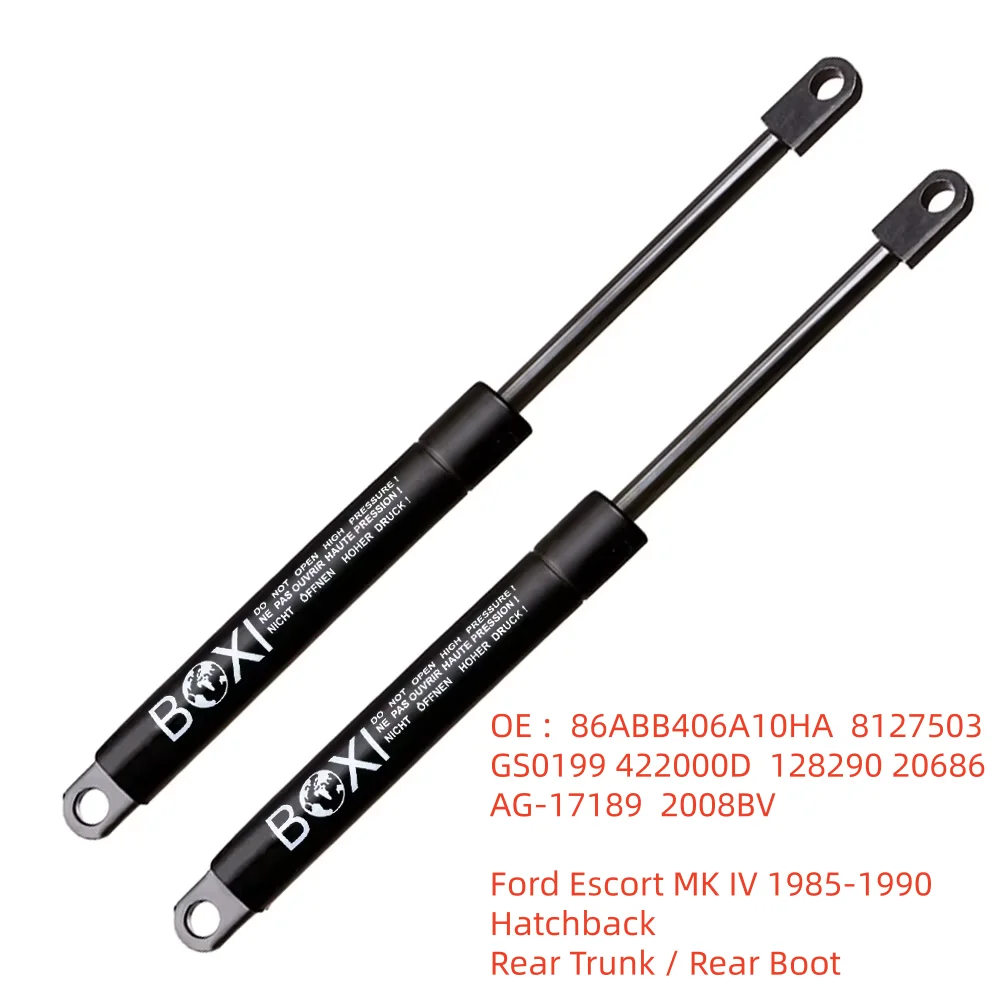 

BOXI 2 Pcs Boot Shock Gas Spring Lift Support ForFord Escort MK IV 1985 - 1990 Hatchback Gas Springs Lift Struts