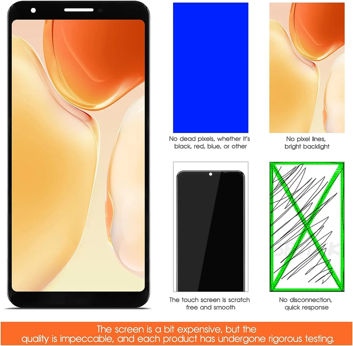 OLED LCD Screen Replacement Compatible for Google Pixel 4 5.7\