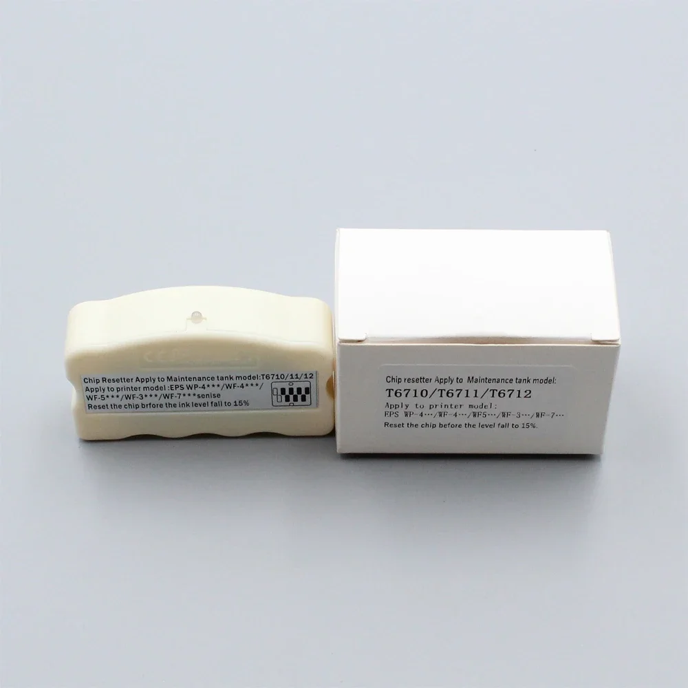 T6710 T6711/12 Сброс чипа резервуара для обслуживания для принтера Epson WF-3640 WF-3620 WF-3720 WF-3725 WF-7710 WF-7720 WF-7715 WF-7725