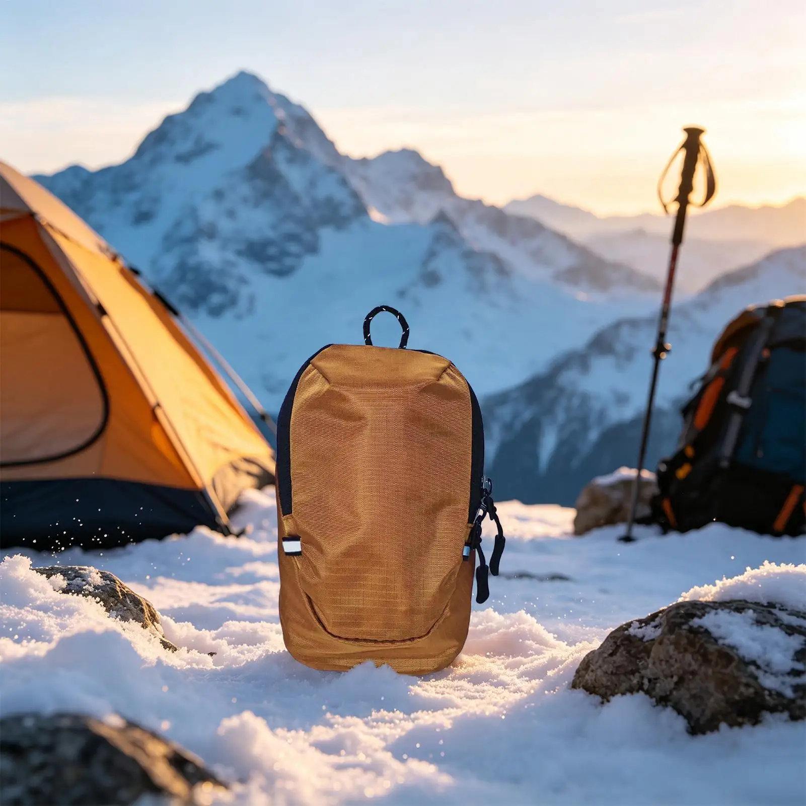 Hiking Phone Holder Waterproof Lightweight Small Storage Pocket Backpack Strap Phone Holder For Men Women Hikers Adventure