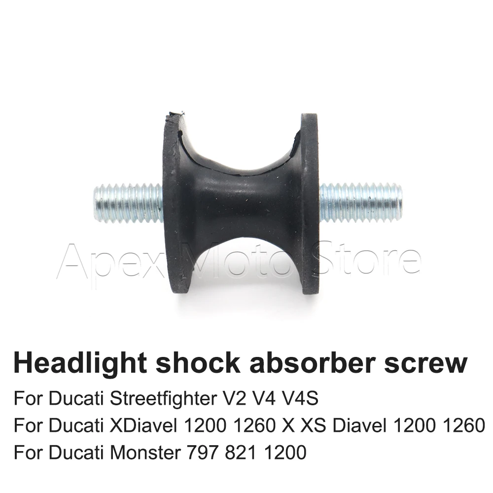 

Motorcycle Headlight Shock Absorber Screw For Ducati Monster 797 821 1200 Streetfighter V2 V4 V4S Diavel XDiavel 1200 1260 X XS