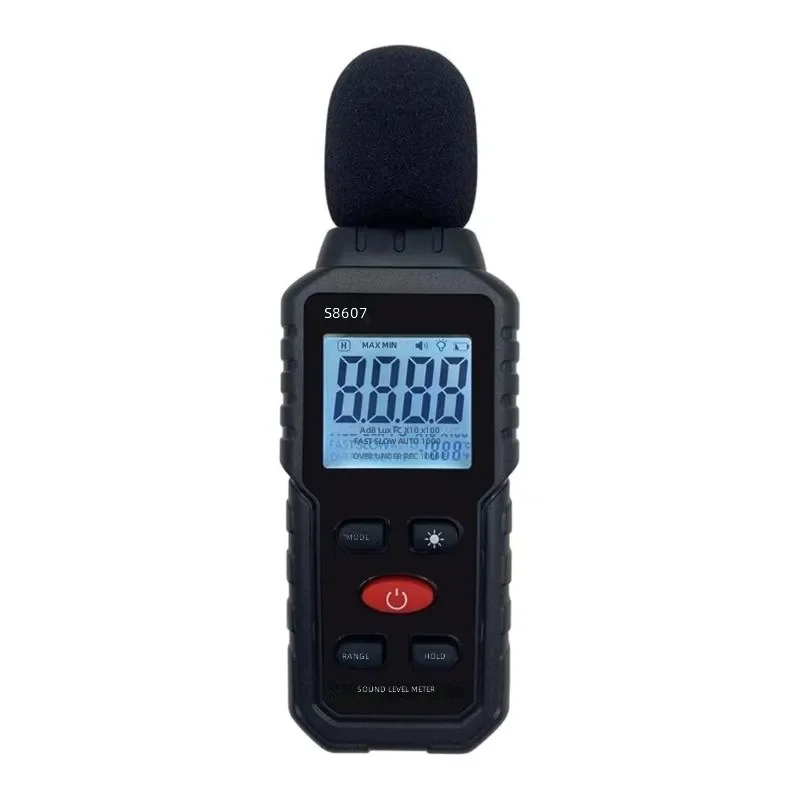 Digital Sound Level Meter 30-130dB Handheld Noise Decibel Tester Mini Audio Measurement Device for Environment Monitoring