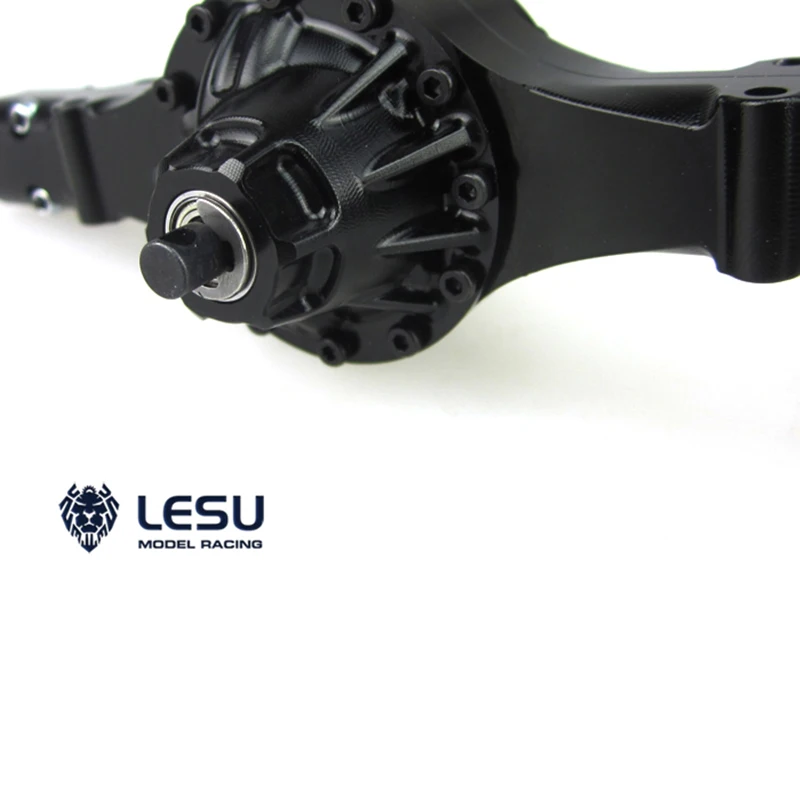 LESU Metal Differential Rear Axle for 1/14 TAMIYA RC Tractor Truck Scania Benz Remote Control Hydraulic Dumper Tipper Toys