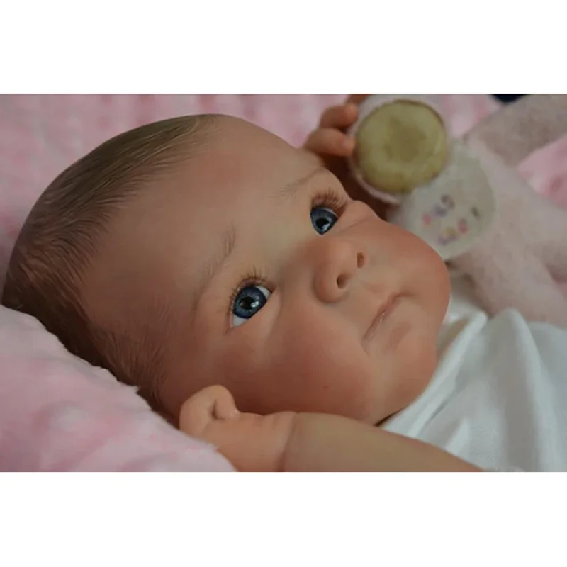 45cm Reborn Baby Doll Bettie Cuddly Body Real Looking Baby Dolls Lifelike 3D Skin Painting Multiple Layers with Visible Veins