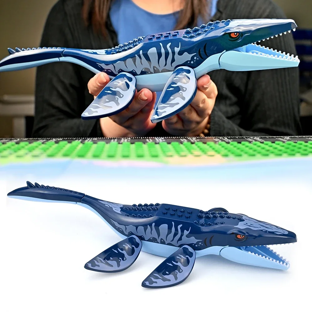Mosasaurus-Bausteine-Set mit beweglichen Gelenken, Dinosaurier-Welt-Thema, STEM-Lernspielzeug, Bausteine, Geschenk für Kinder – Detail 6