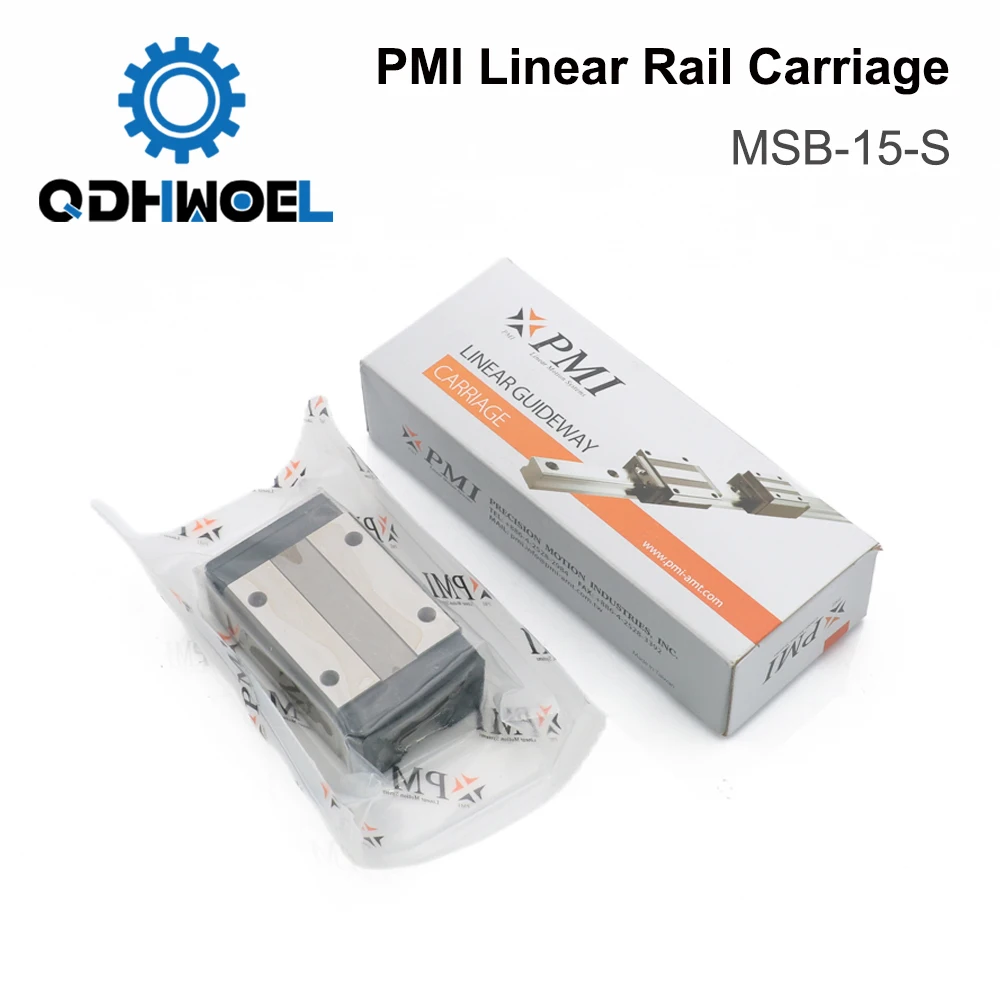 PMI MSB15S Linear Guideway Carriage MSB15S-N MSB15 Block MSB15SSSFC slider