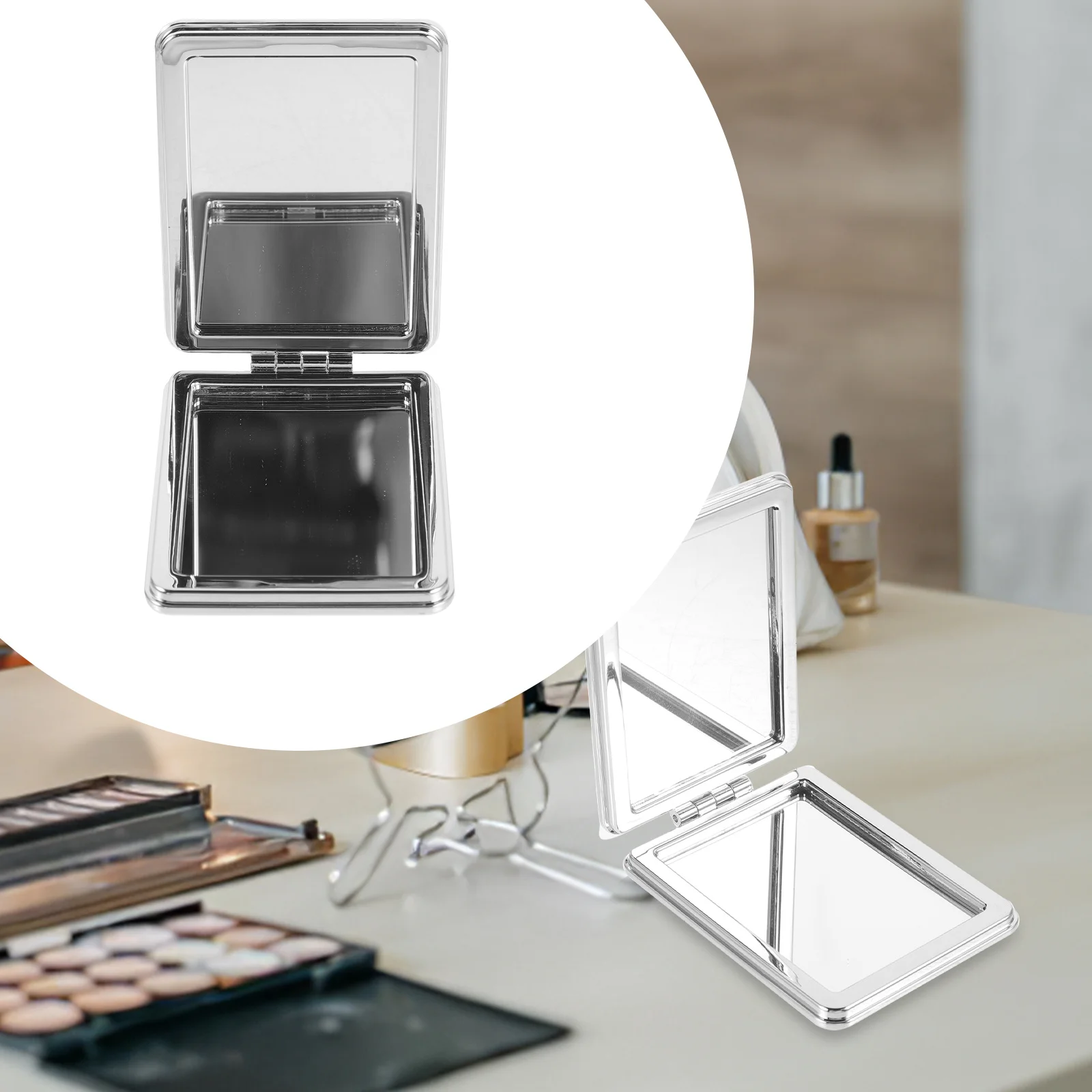 Compact Mirror Vintage Gorgeous Detailing Mini Compact for Women Fashion Accessory Gift for Her Birthday Anniversary Holiday