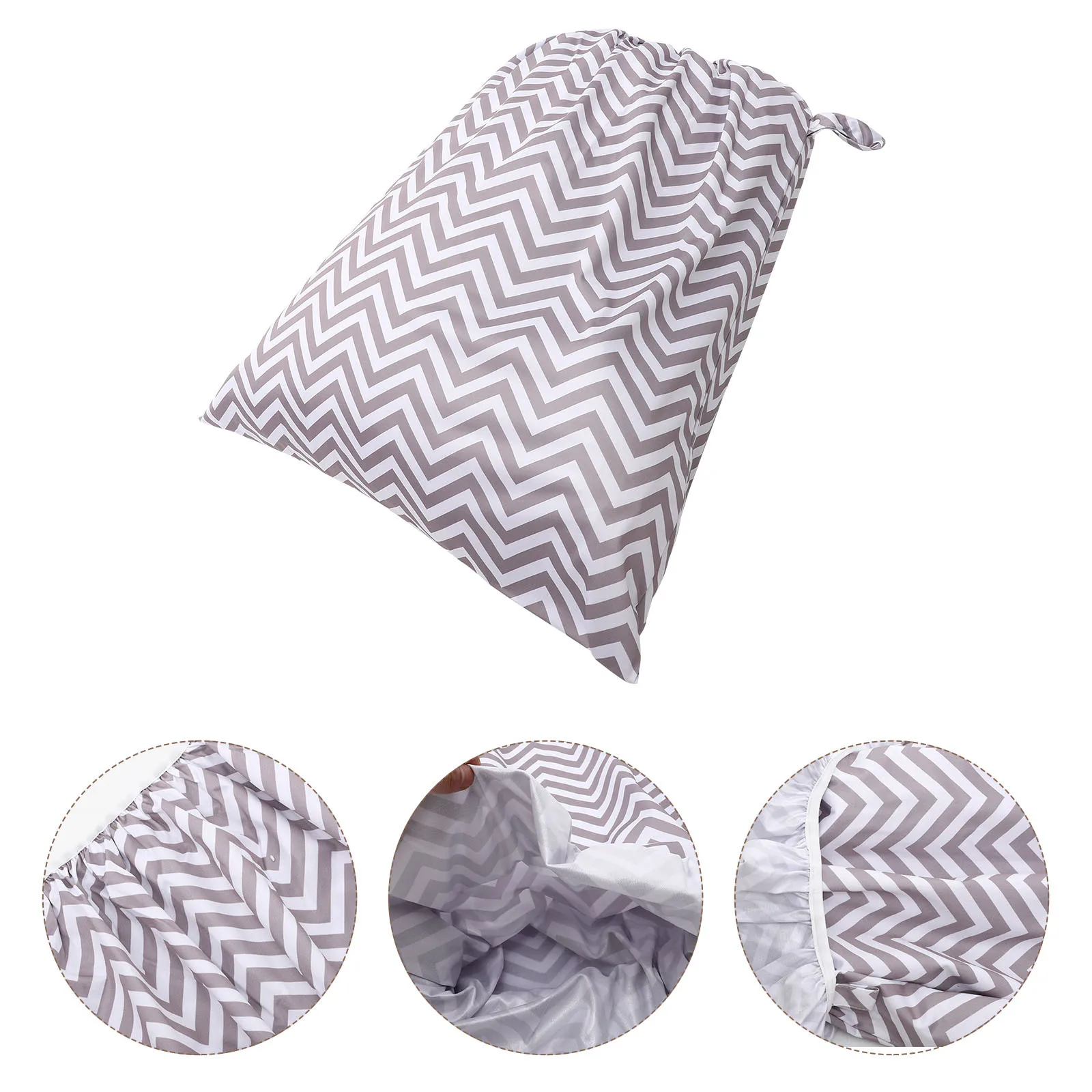 حقيبة سطل الحفاضات قابلة لإعادة الاستخدام من الدرجة العالية منظم التخزين الرطب والجاف متعدد الوظائف للحفاضات القماشية مجموعات السباحة الصلبة الملابس القذرة #1