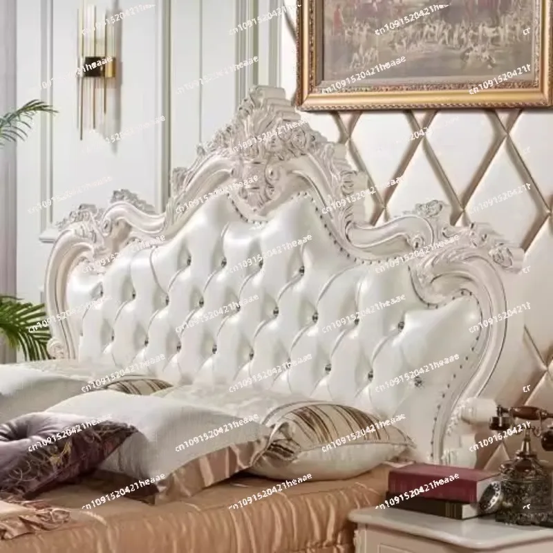 Soft bag bedside board 1.8 meters technology cloth double bed head leather art gold European bedside backrest 2 meters custom